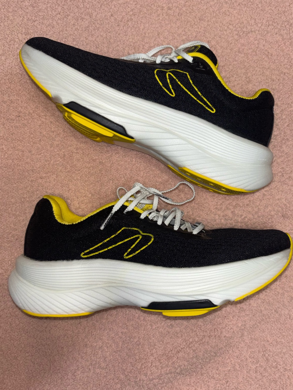 Newton Black and Yellow Running Shoes - Picture 6 of 11